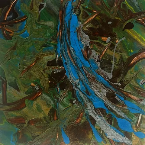 The Blue Path through the Green